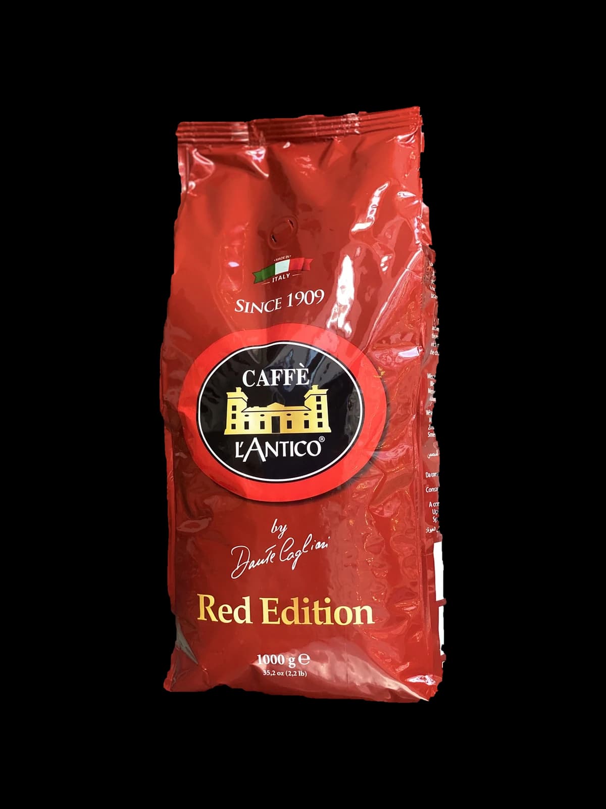 Rote Packung L'Antico Red Edition, freigestellt